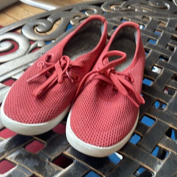 Allbirds Tree Womens Coral Orange Mesh Low Top Running Shoes 0520 RM1 Size 6 - Picture 5 of 10